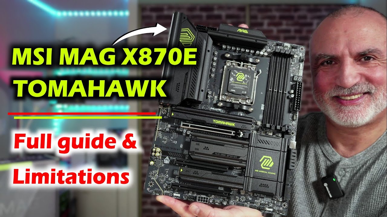 MSI MAG X870E Tomahawk WiFi 7: Full Guide & Limitations (AM5)