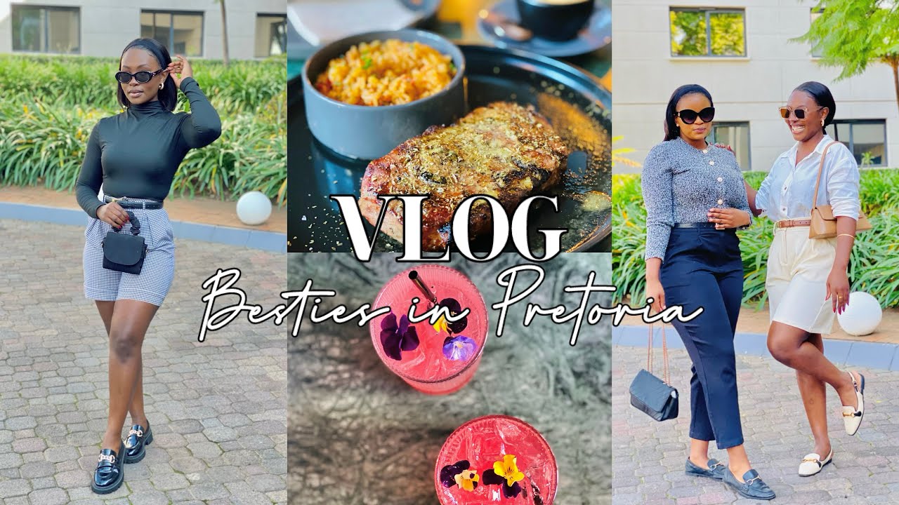 Weekend vlog: Staycation in Pretoria with my bestie| Girls night out | Shopping | Sunday lunch