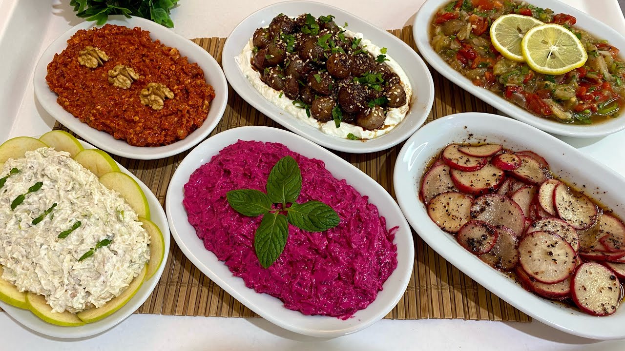 NEW YEAR'S EVE APPETIZERS🎄 Quick and Easy Turkish Appetizer Recipes ✅ Çiçek's Turkish Food Recipes