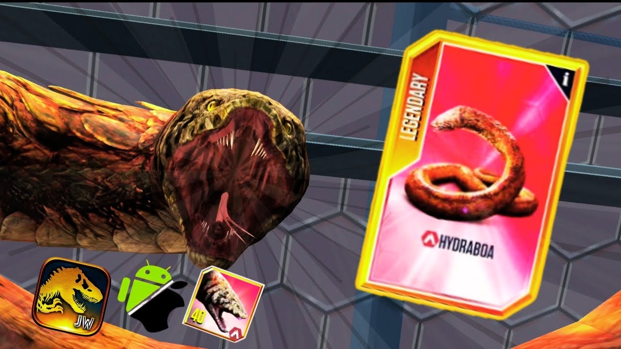 SUPER HYBRIDS HYDROBOA MAX JURASSIC WORLD THE GAME MOD LATEST VERSION 1.85.4 FOR IOS/ADR❗