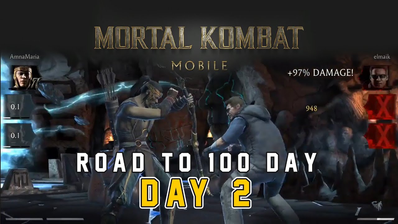 Play Mortal Kombat Mobile | Road to 100 day | Day 2