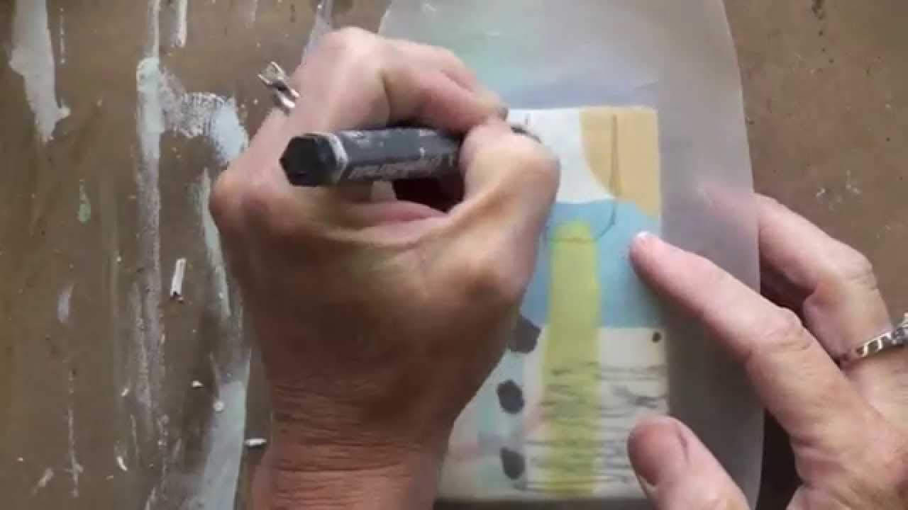 Wax on Wednesdays! Transferring Graphite Onto Encaustic Surface