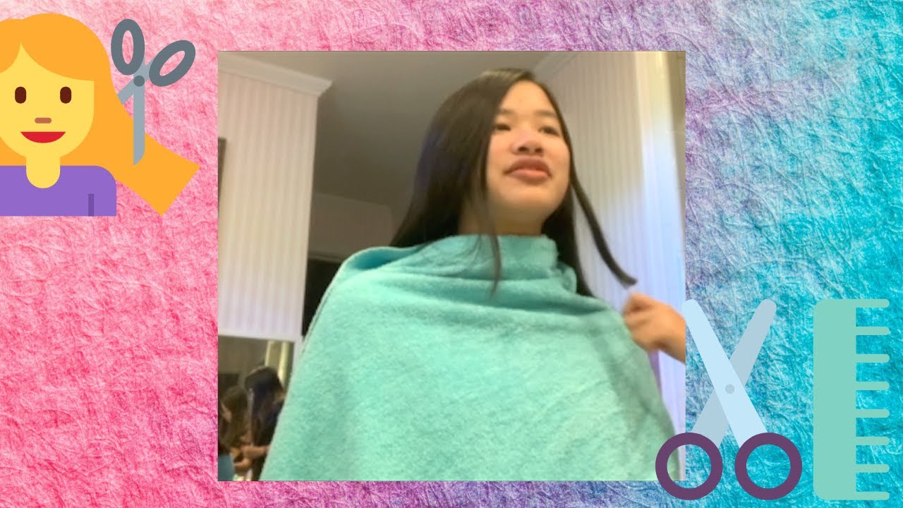 Letting My Sister CUT My HAIR! *LOVE the result!*
