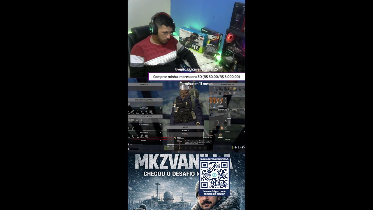🔴 AO VIVO: DayZ Hardcore Vale tudo pra sobreviver… confia ou trai? 😈 Entra e manda salve no chat!