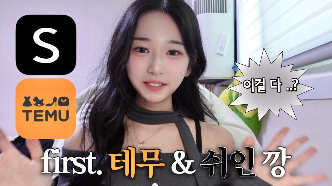 5만원의 행복💸테무&쉬인 깡💥ㅣ19가지 템✨ㅣ잡화, 옷, 폰케이스, 포카  슬리브 ext. 골고루 사 본 쉬인 첫 경험..👑