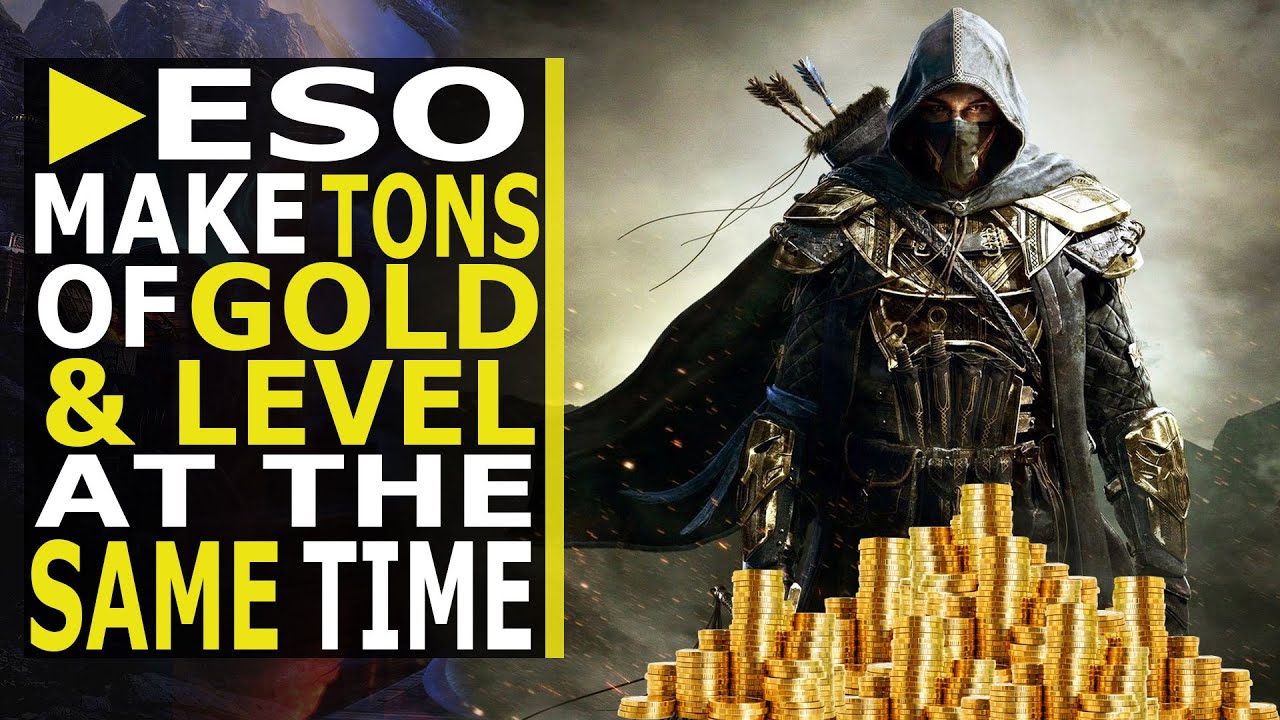 The BEST way to Make Money and Level at the SAME TIME in ESO (2021)