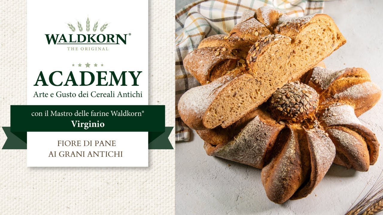 Fiore di Pane ai Grani Antichi |Ricetta Fiore di Pane ai Cereali Antichi |Waldkorn Academy