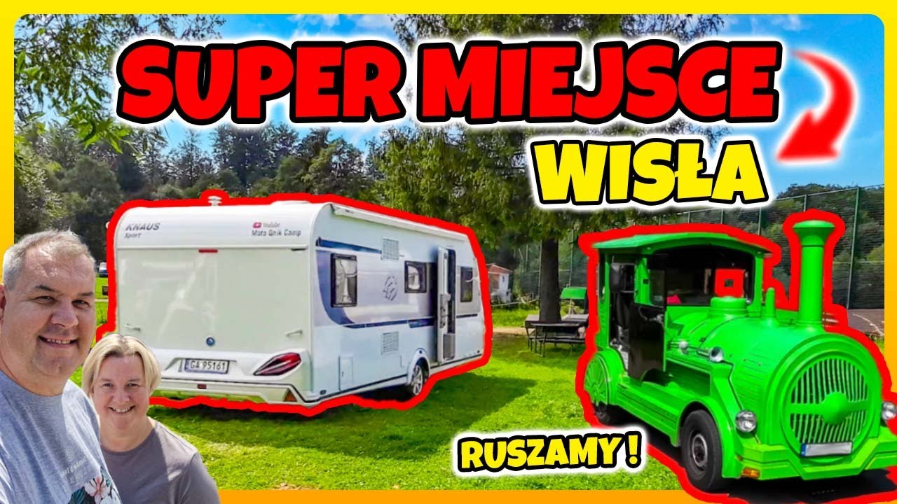 RUSZAMY DO WISŁY - Kemping Jonidło, Ciuchcią Po Atrakcjach Wisły,  Ryba z Frytkami.