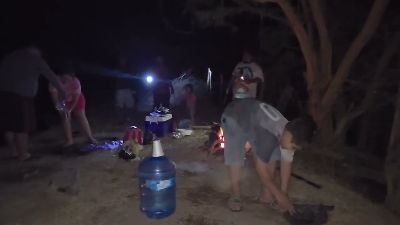 En plena oscuridad terminamos