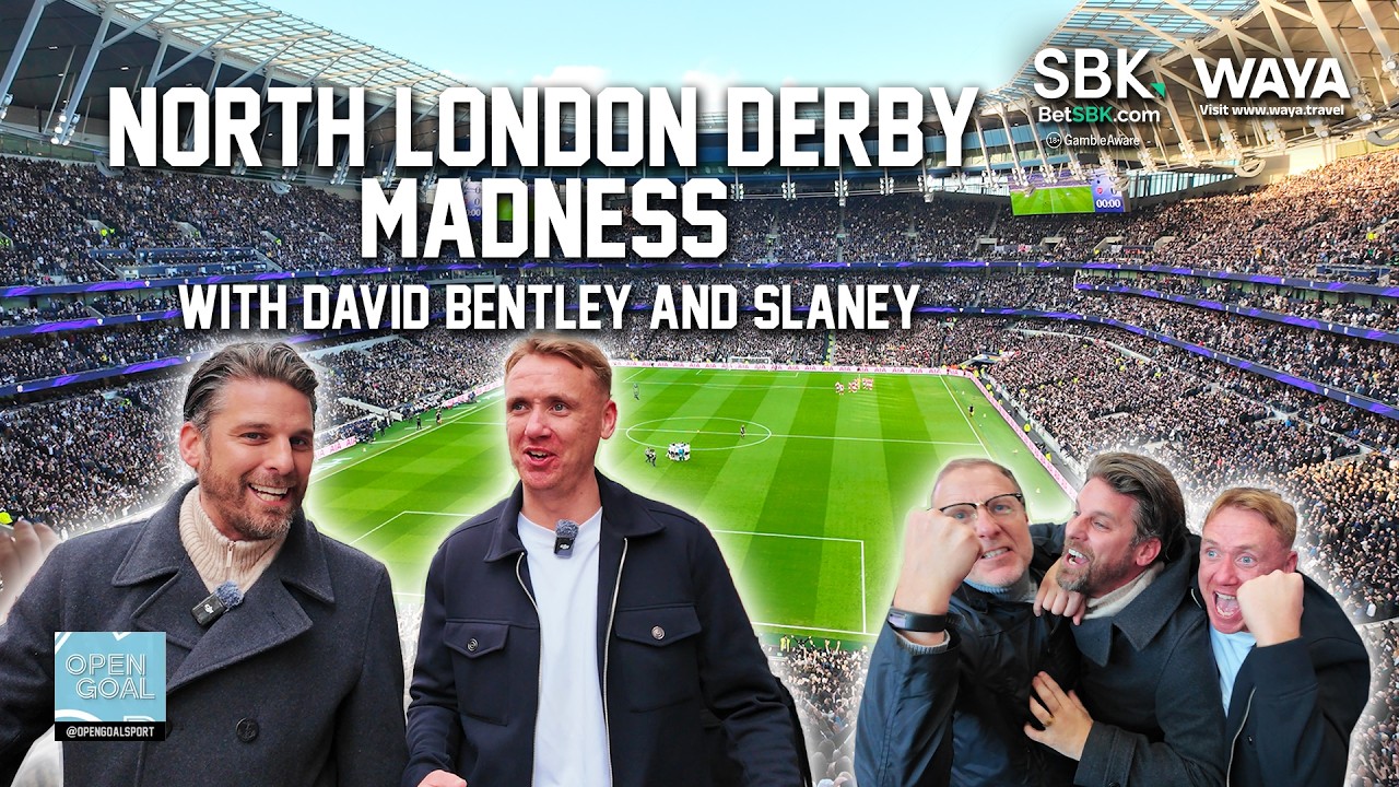 NORTH LONDON DERBY MADNESS WITH SLANEY & DAVID BENTLEY | Hilarious Spurs vs Arsenal Match Day Vlog