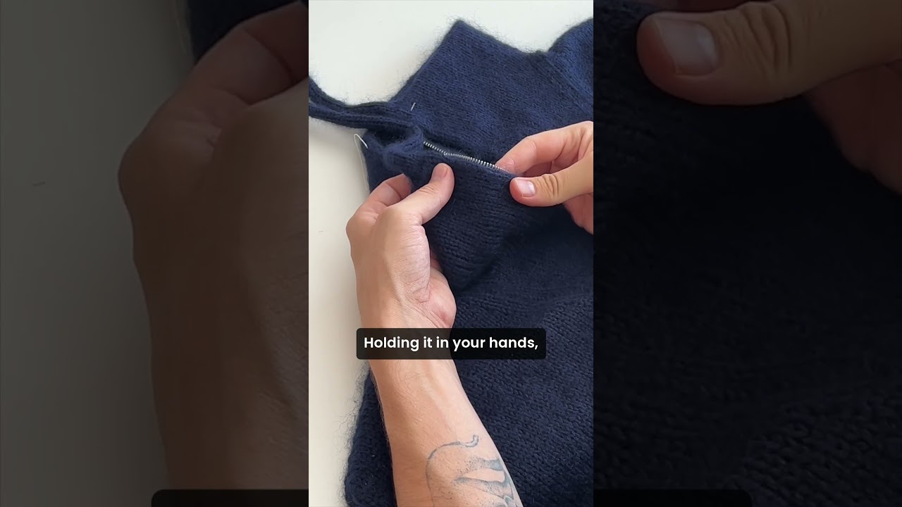 Zipper Tutorial for Knits &ndash; Inspired by Tailoring Techniques