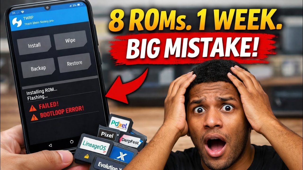 I Flashed 8 Custom ROMs in 7 Days… Big Mistake.