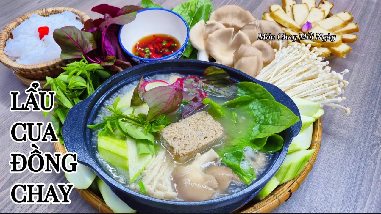 LẨU CUA ĐỒNG CHAY - Chay Ngon Đãi Tiệc| Món Chay Mỗi Ngày| Vegetarian Crab Hotpot