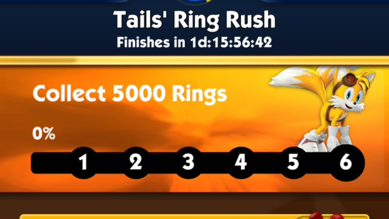 Sonic Dash 2: Sonic Boom — Rush Tails' Ring