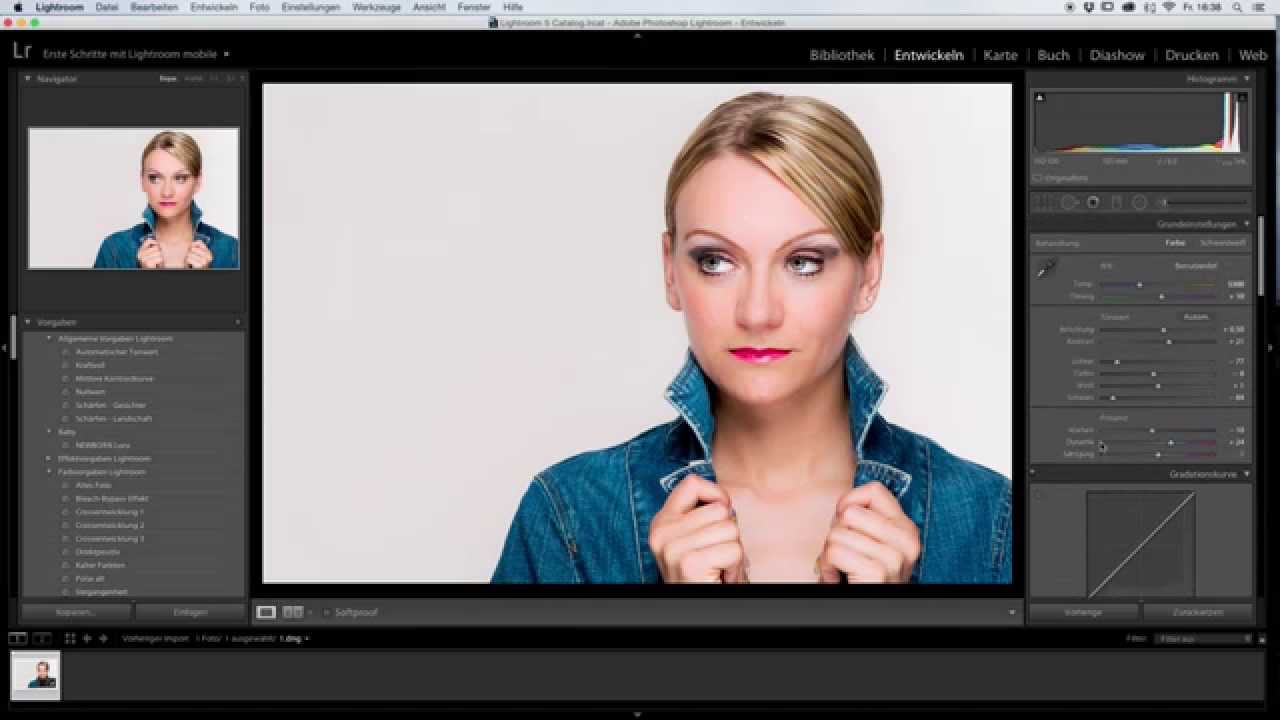 Beauty Retusche in Lightroom