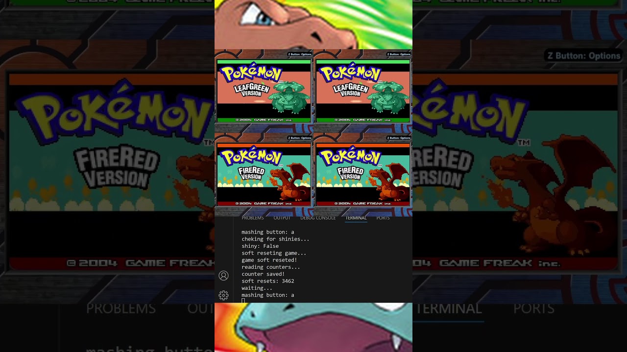 Shiny Charmander after 3471 Soft Resets | Pok&eacute;mon Fire Red & Leaf Green