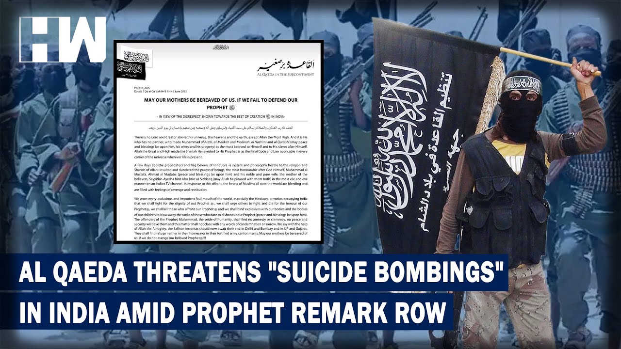 Prophet Remark: Central Agencies On High Alert After Al-Qae-da Threatens Sui-cide Bom-bings In India