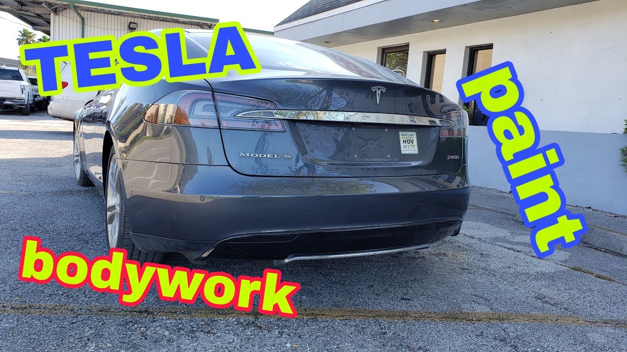 Rebuilding a Wrecked TESLA P85D bought at auction/ Part 4