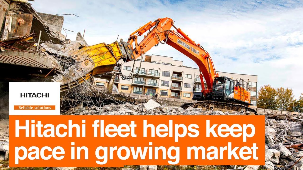 Hitachi fleet helps keep pace in growing construction market