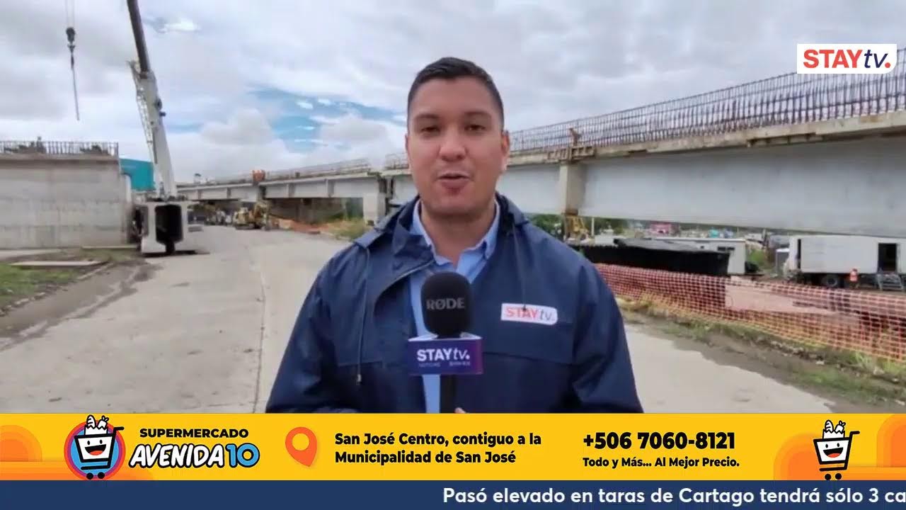 Pasó elevado en taras de Cartago tendrá sólo 3 carriles