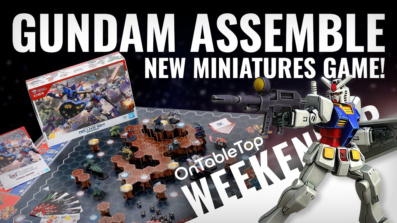 Gundam Assemble Starter Sets Revealed! First Look - Bandai&rsquo;s Gundam Miniatures Game #OTTWeekender