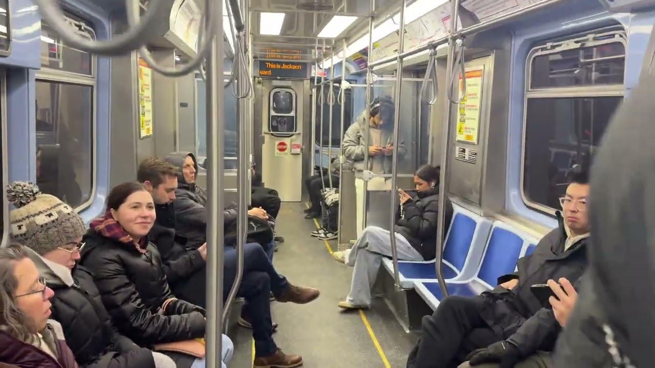 Chicago Train Ride Blue Line & Red Line | January 17, 2026 4K 60fps