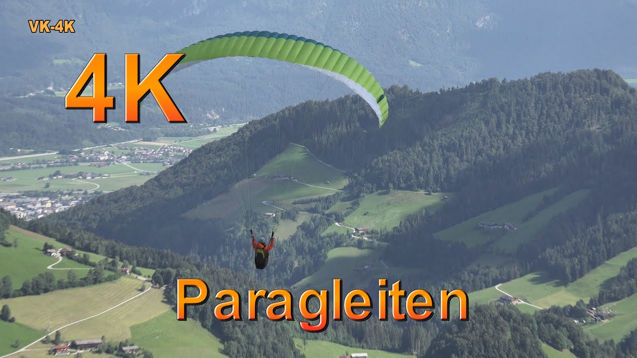 Paragleiter - Gleitschirmfliegen in Wildschönau in Tirol in 4K Ultra HD 8/8
