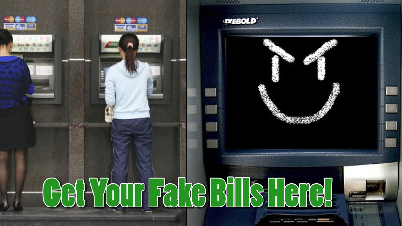 Chinese ATMs Giving Out Fake Bills