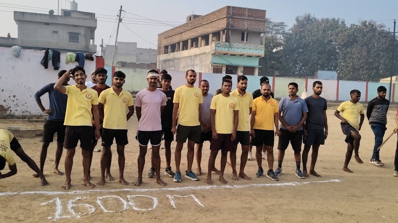 #1600 मीटर दौड़ 5 मिनट  के अन्दर दौड़ने का सही तरीका #test #video 🥇