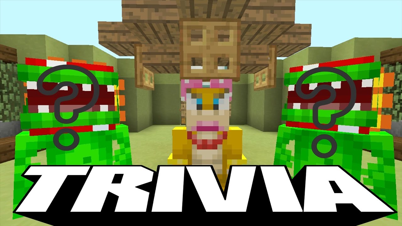 Minecraft Wii U - Super Mario Tripolar Trivia Map -