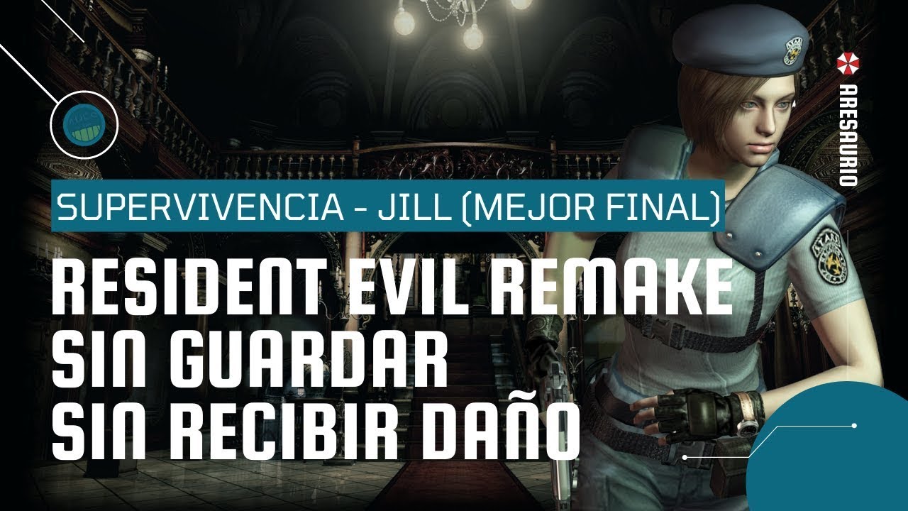 Resident Evil REmake (PC) | Jill - Supervivencia | Sin Daños, Sin Guardar | Mejor Final