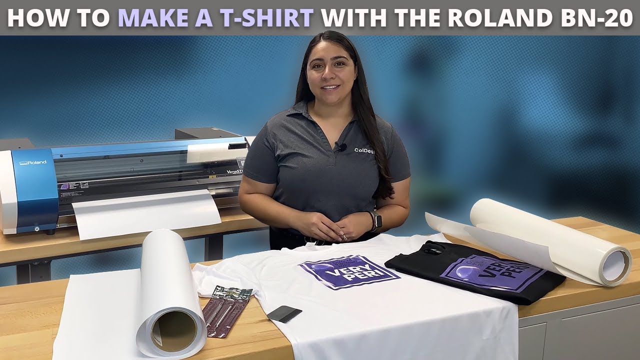 How To Make a T-Shirt with the Roland BN-20