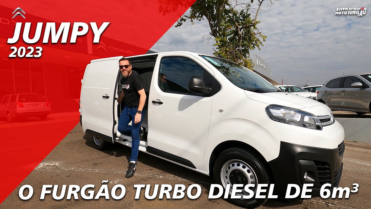 NOVO CITROËN JUMPY 2023 - Com Novo Motor 1 5L Turbo Diesel e Muita Capacidade de Carga