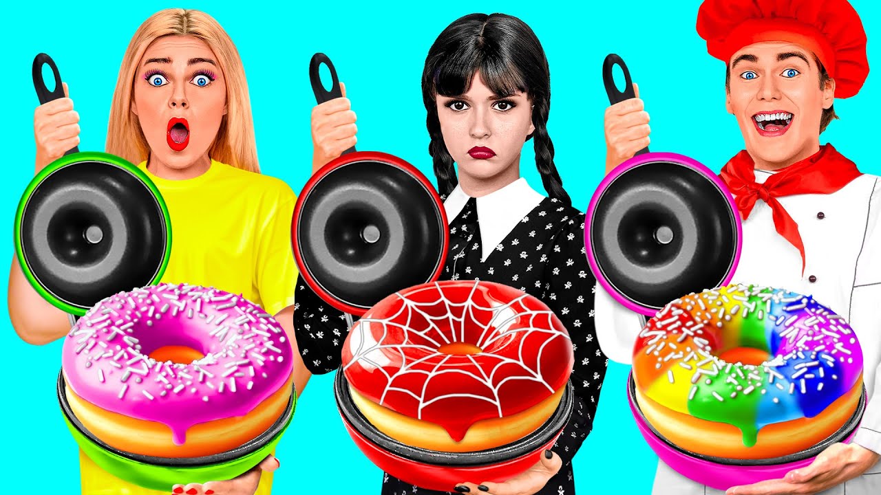 Кулинарный Челлендж: Уэнсдей Против Бабушки | Вкусные Рецепты от Friendly DO