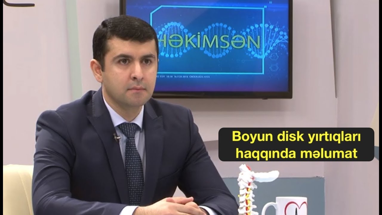 Boyun disk yırtığı haqqında məlumat- ATV Həkimsən
