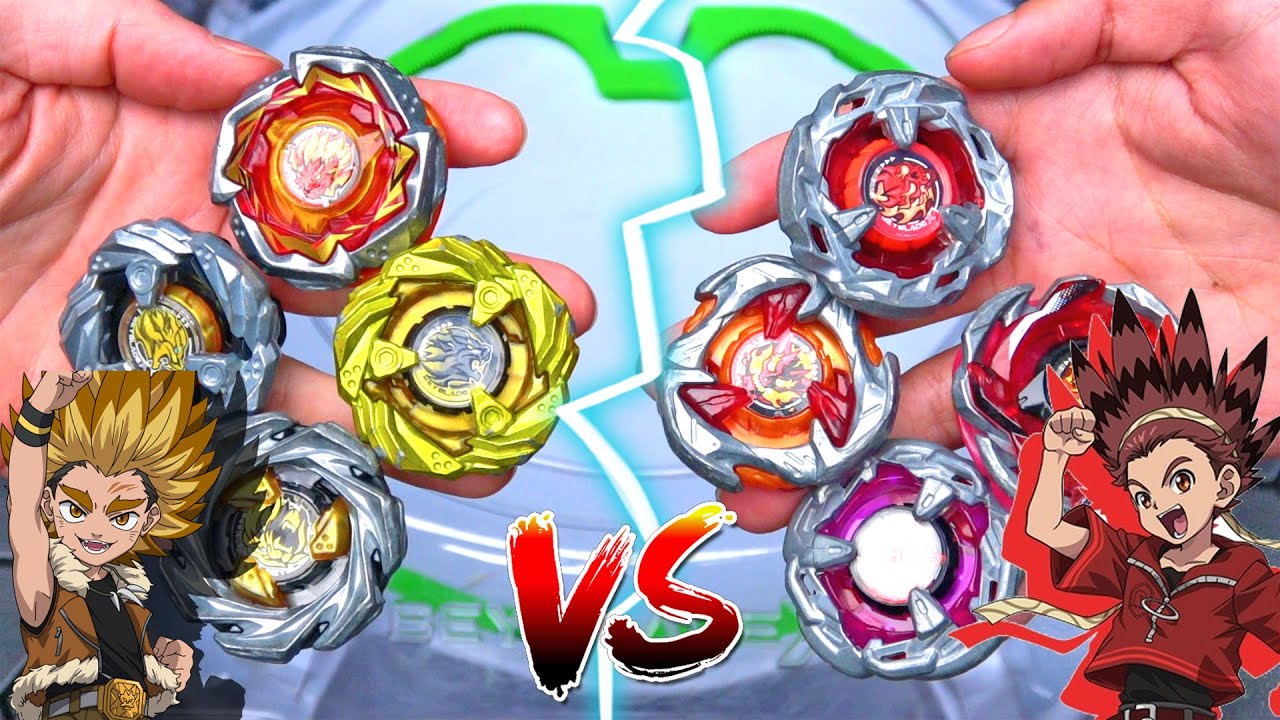 ALL LEON BEYS против ALL HELL BEYS Titus vs Robin Beyblade X Battle