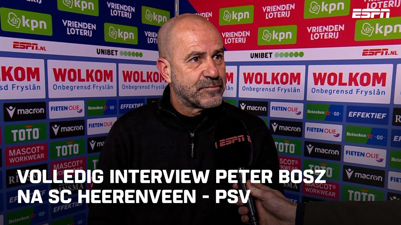 🗣️ Peter Bosz: 