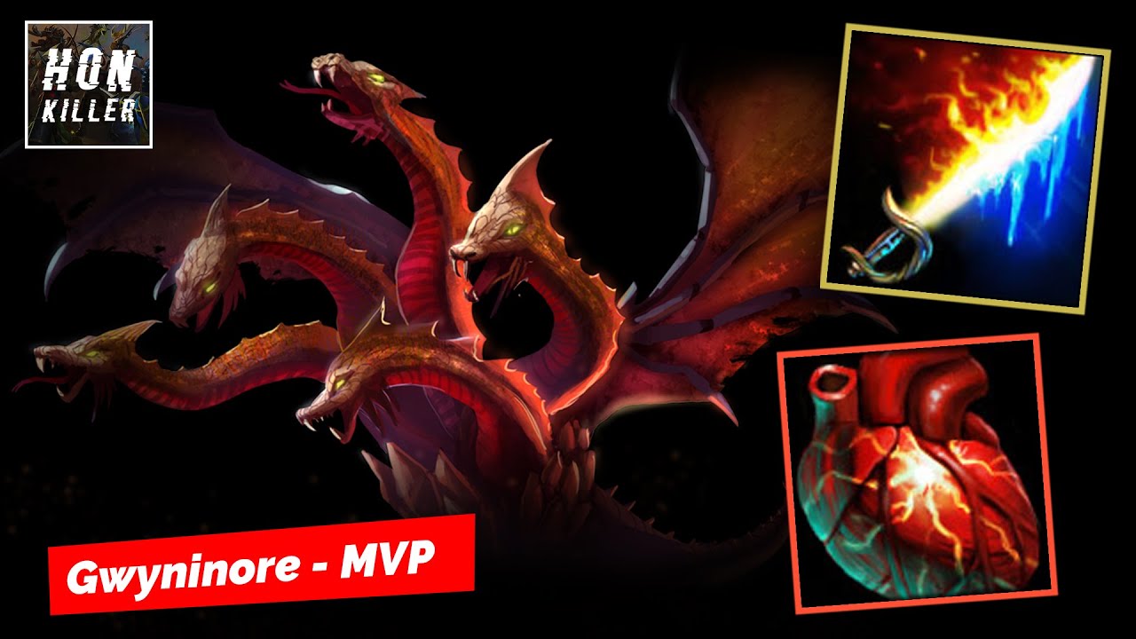HoN Draconis DAWNBRINGER with BEHEMOTH'S HEART - MVP