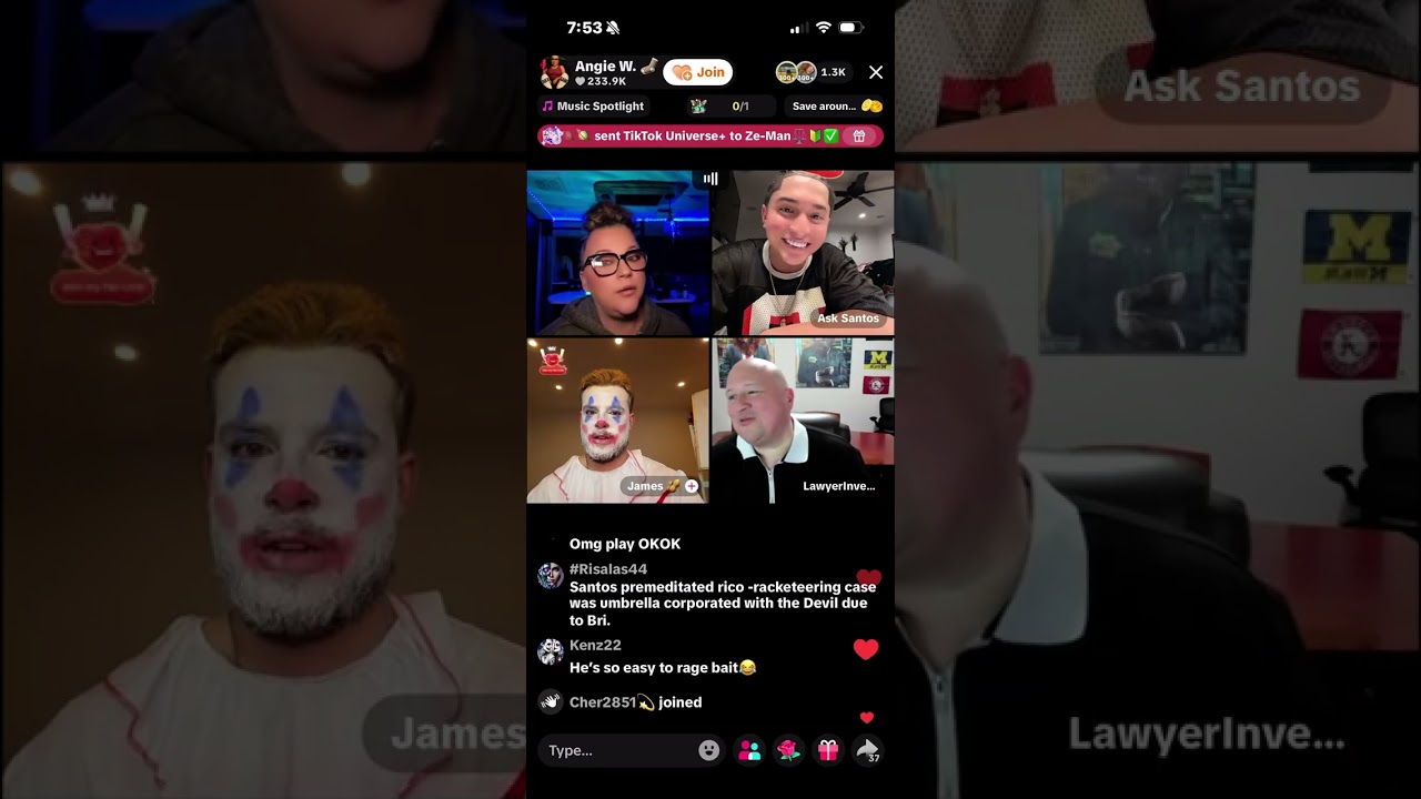 Santos gets called out by lawyer investor and Angie w-pt2