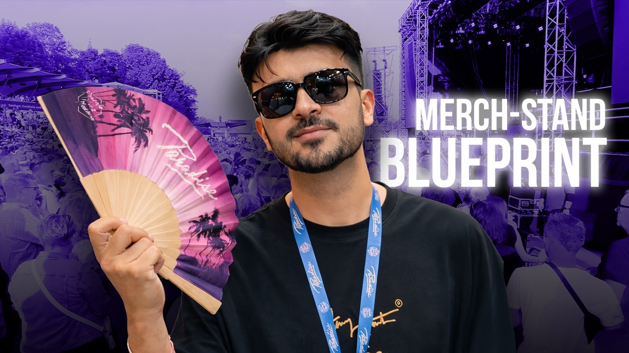 Wie verkauft man Kleidung auf einer Messe? Mein komplettes Setup (Purple Disco Machine Case Study)