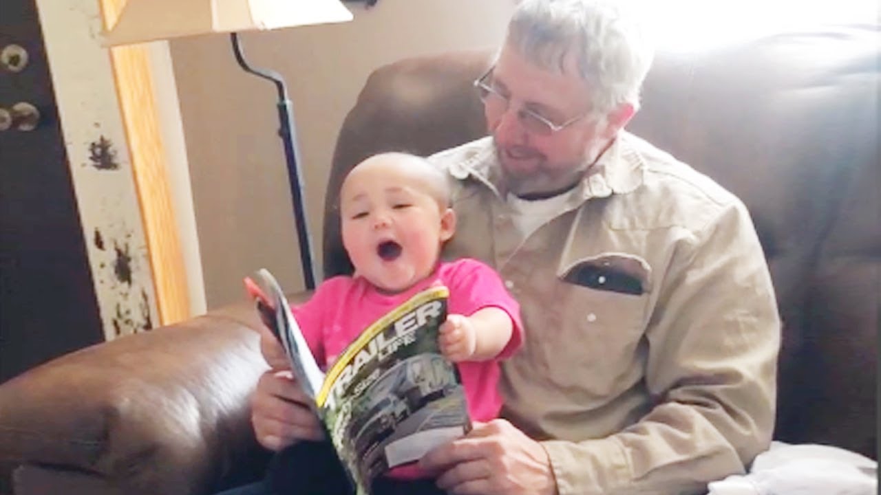 Funny Babies with Their Grandparents - Funny Baby Video