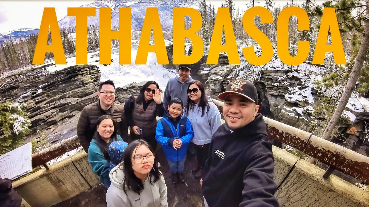 ROADTRIP TO JASPER 2025: EP2: ATHABASCA FALLS & MALIGNE LAKE | TEAMMARTINAVLOGS