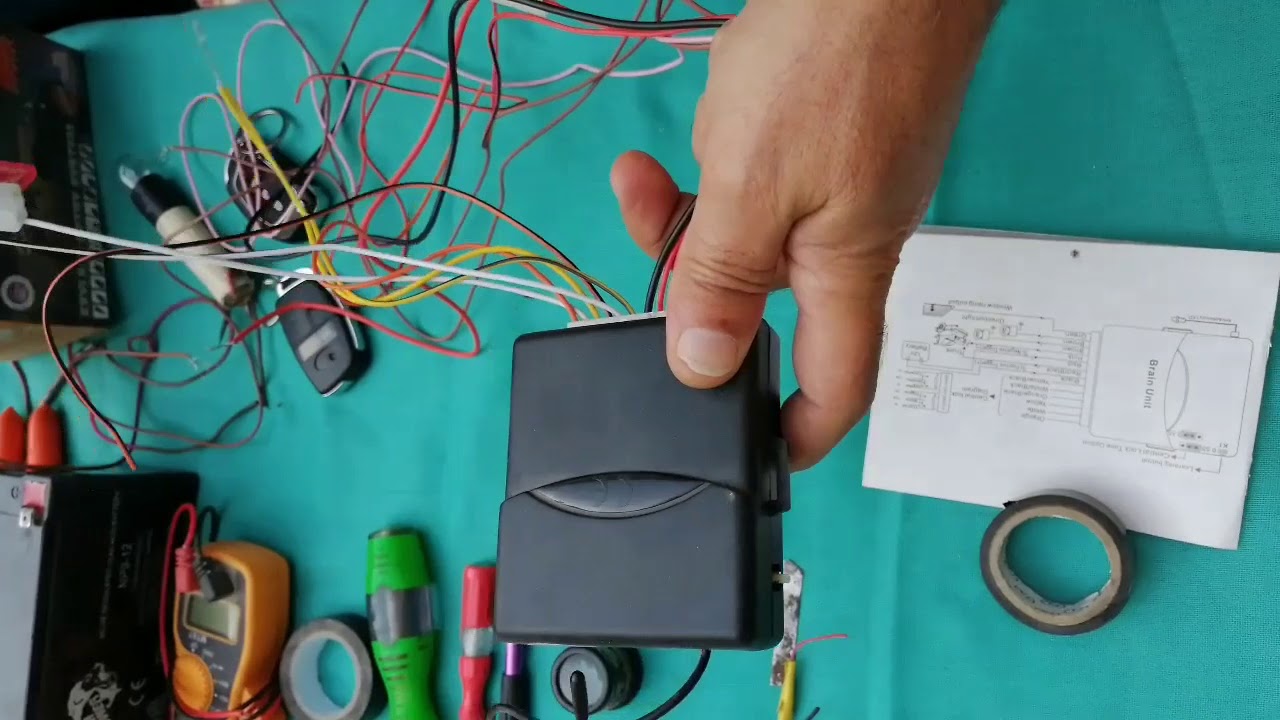 ابسط طريقة لربط السنتر لوك Center lock على السيارة