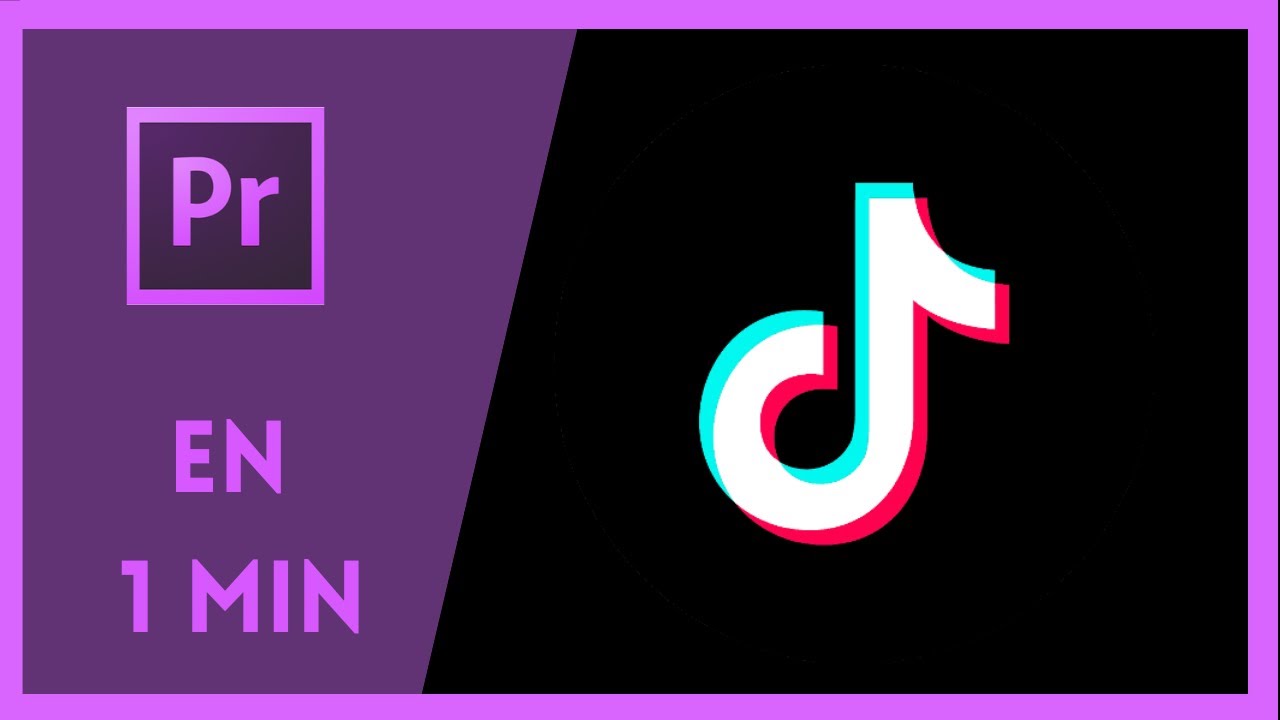 📱 Editar y Exportar Videos Para TikTok en Adobe Premiere Pro 📱 Tutorial en 1 Minuto
