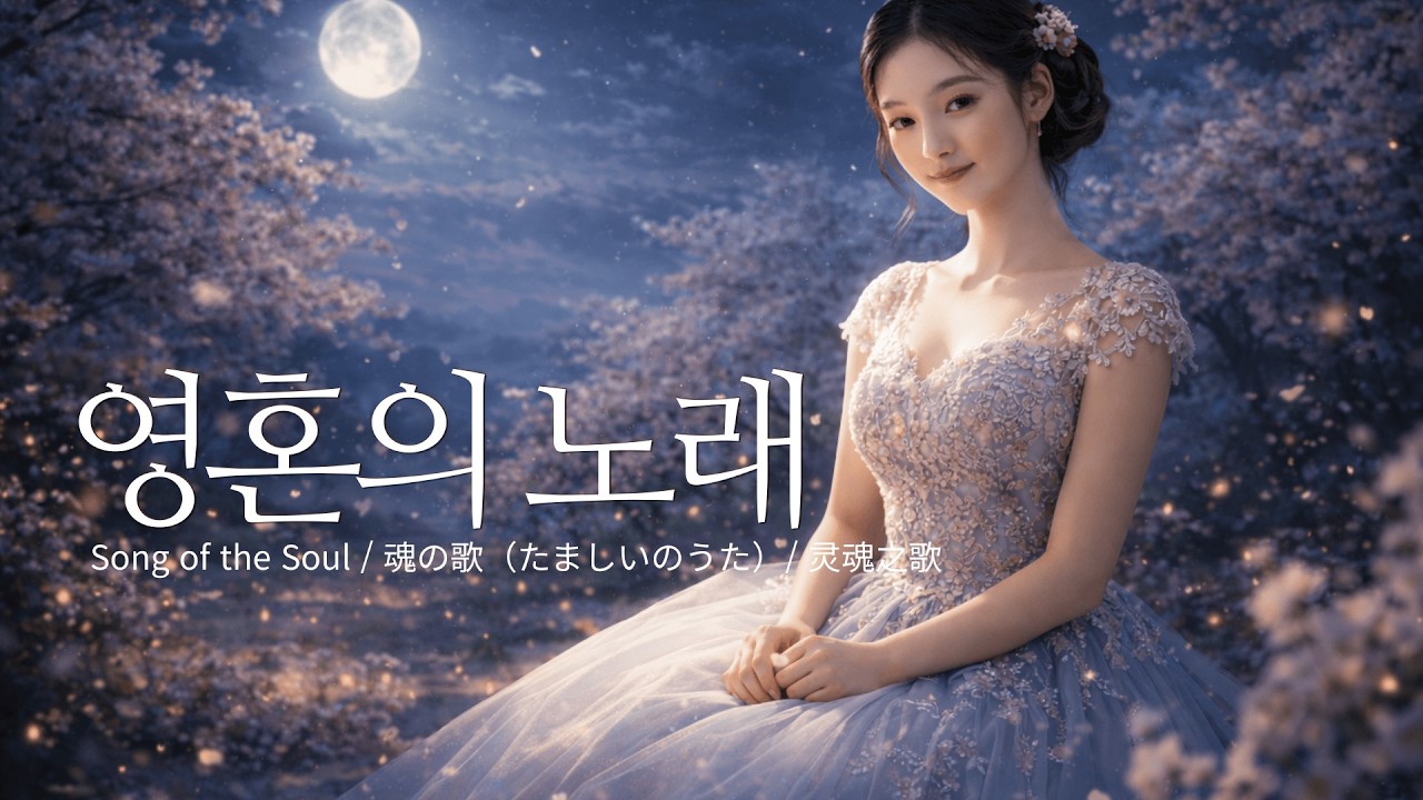 [고음질 가사자막] 영혼의 노래(Song of the Soul, 魂の歌, 灵魂之歌) | 시간을 넘어 울리는 사랑의 발라드 Audio Lyrics KR/EN/JP/CN