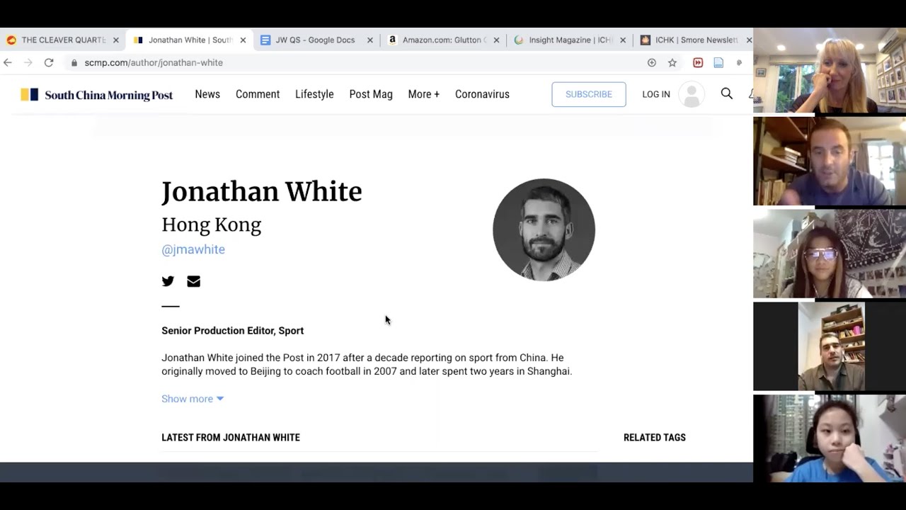 Insight Editors meet SCMP Journalist Jonathan White
