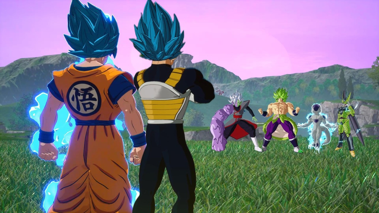 Goku & Vegeta Blue Vs Super Villains! Dragon Ball Sparking Zero