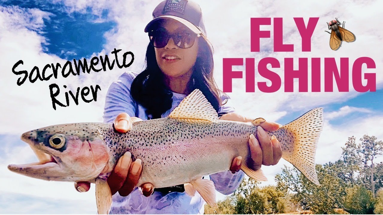STACY GOES FLY FISHING! 🪰 - Trout Fishing on the Sacramento River with River Pursuit Guide Service