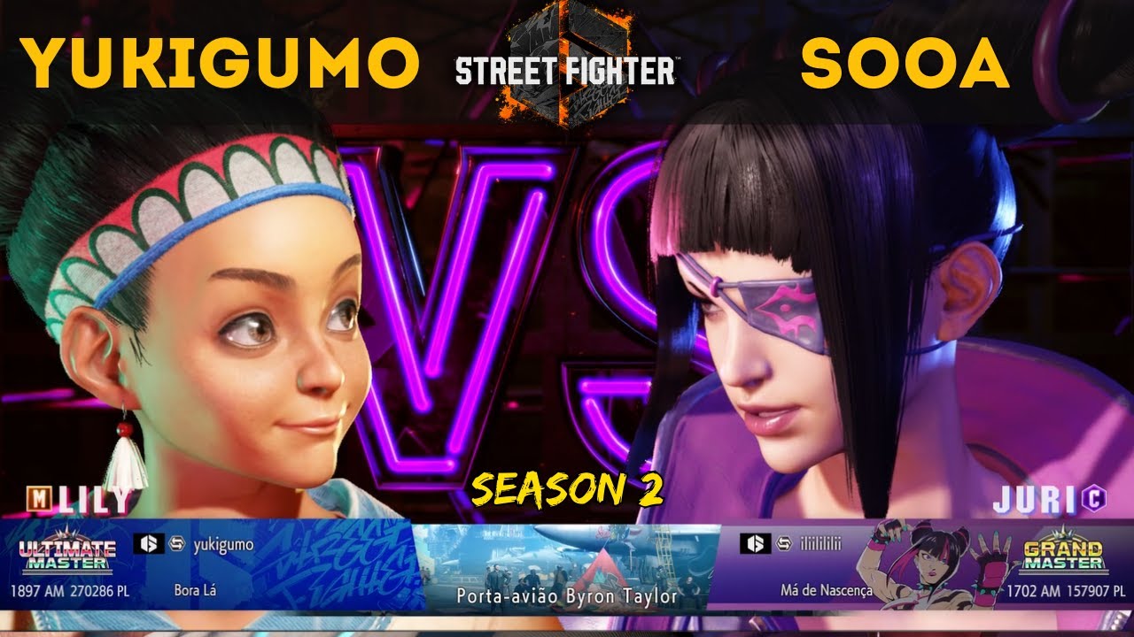 SF6 ▰ YUKIGUMO (Lily) vs SOOA (Juri) 👊 Ranked Match - High Level Gameplay
