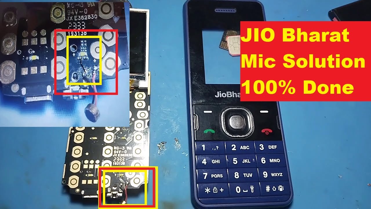 JIO Bharat Mic Not Working, Mic Track Details & Mic Jumper Solutions